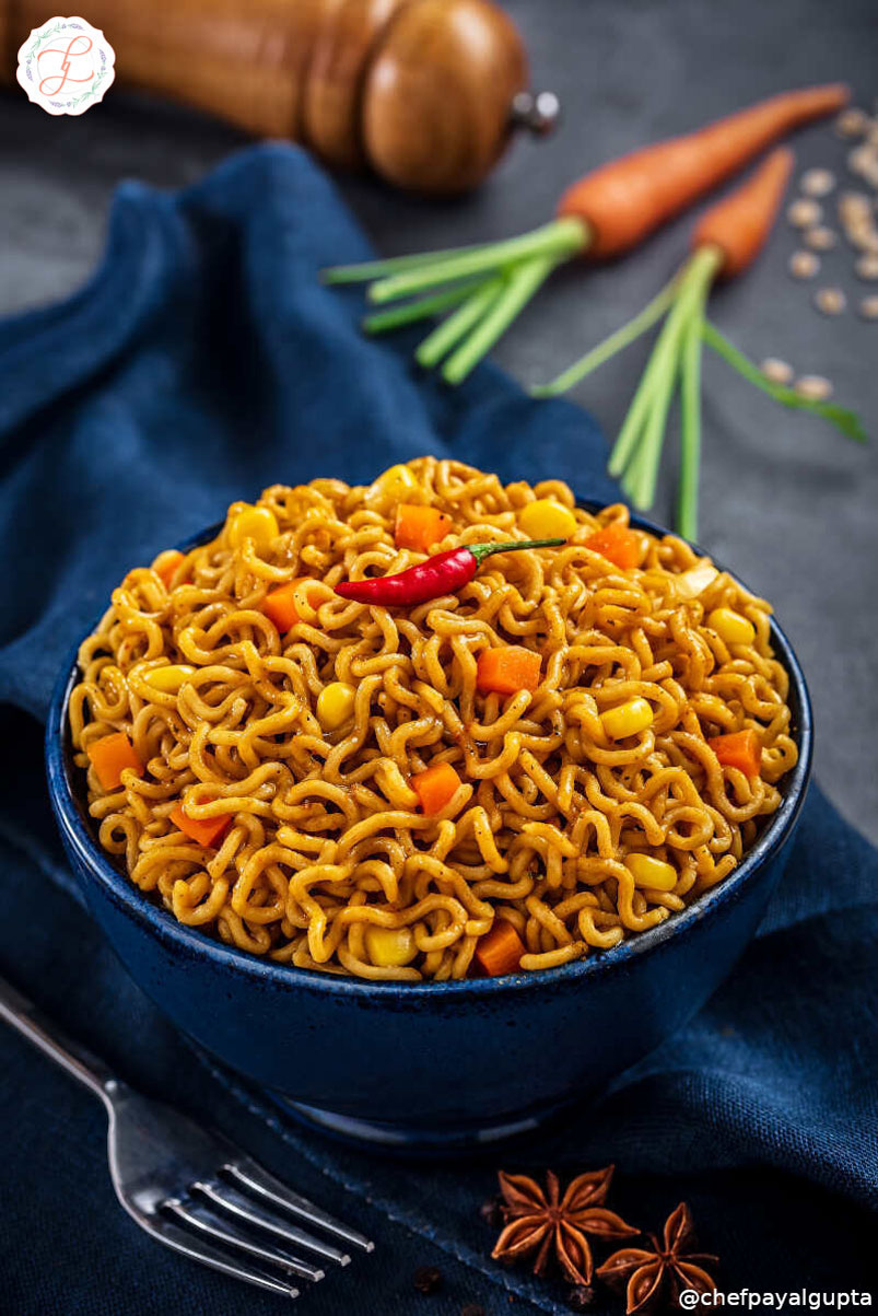 food photography, healthy oats noodles, masala noodles with oats, oats noodles, spicy healthy noodles